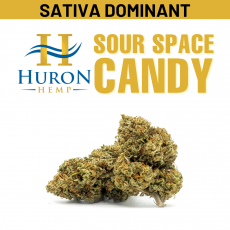 Huron Hemp - CBD Flower - Sour Space Candy 0.5oz